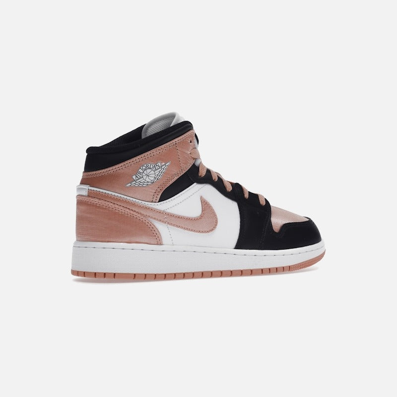 jordan 1 mid light madder root (gs)