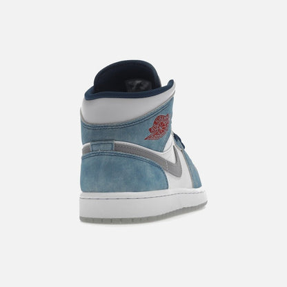 Jordan 1 mid french blue fire red