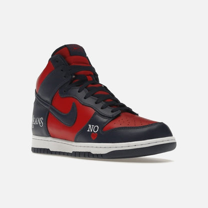 nike sb dunk high supreme by any means navy