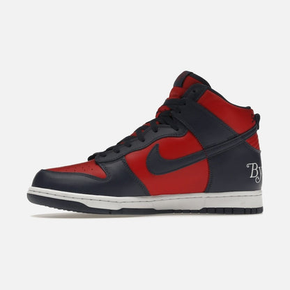 nike sb dunk high supreme by any means navy