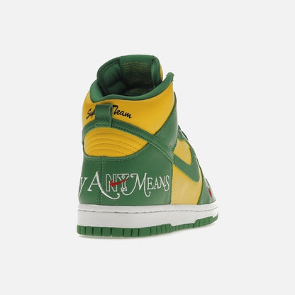 nike sb dunk high supreme by any means brazil