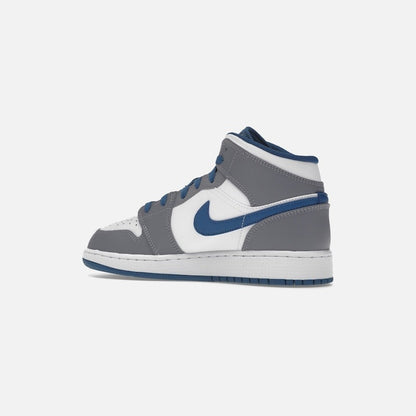 jordan 1 mid true blue cement (gs)
