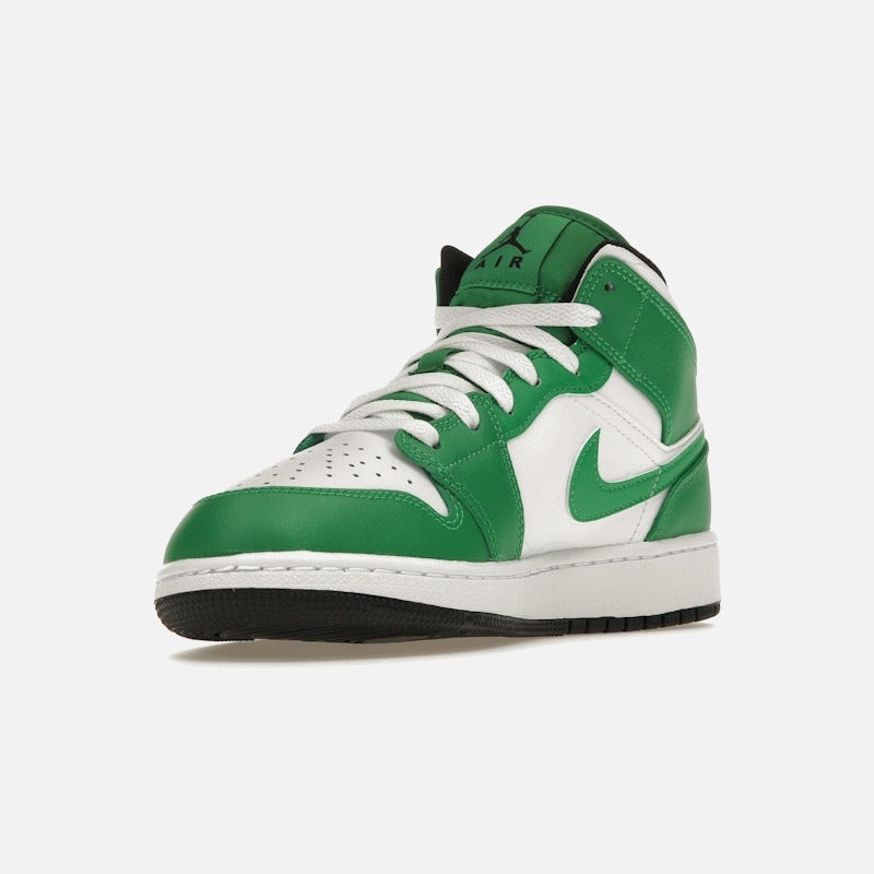 jordan 1 mid lucky green (gs)