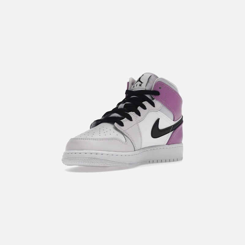 jordan 1 mid barely grape (gs)