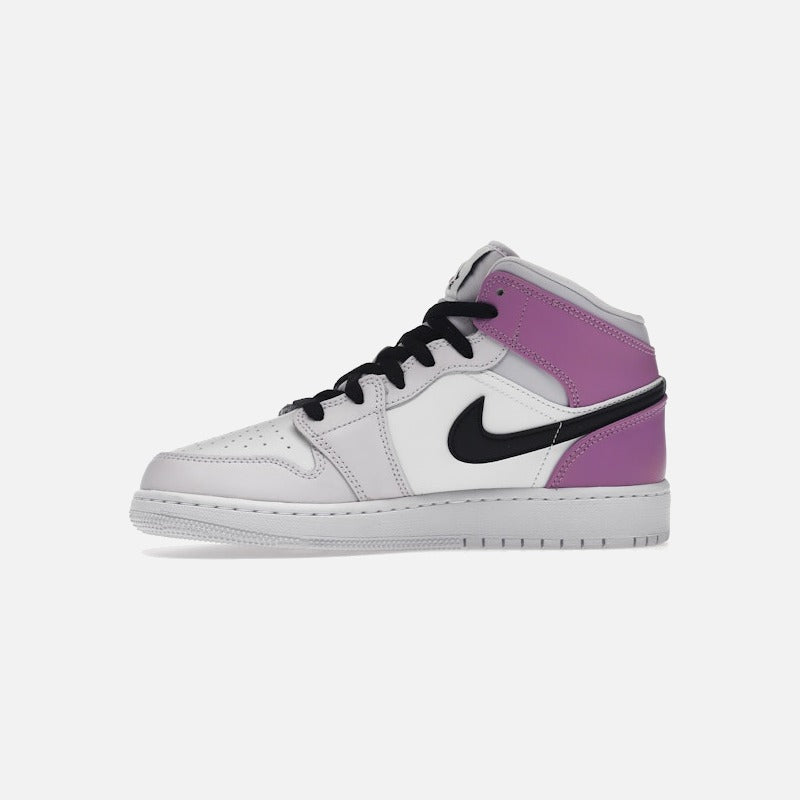 jordan 1 mid barely grape (gs)