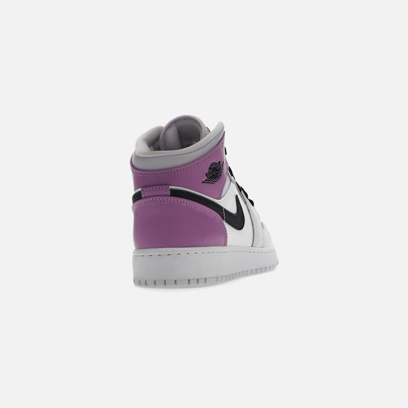 jordan 1 mid barely grape (gs)