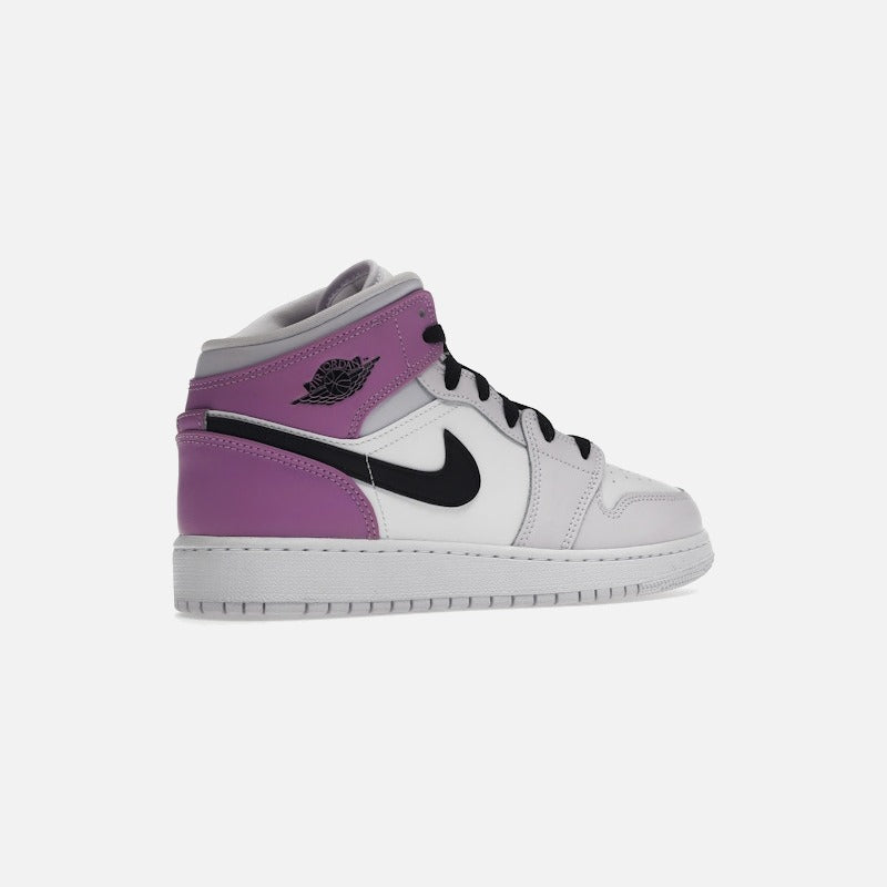 jordan 1 mid barely grape (gs)