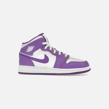 jordan 1 mid purple venom (gs)