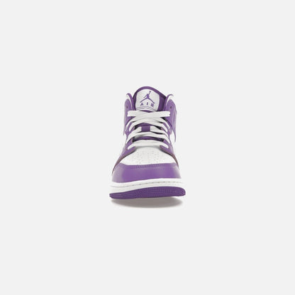 jordan 1 mid purple venom (gs)