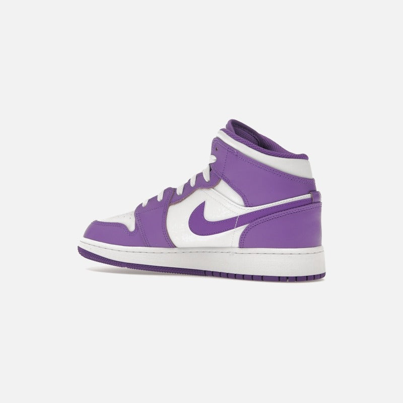 jordan 1 mid purple venom (gs)