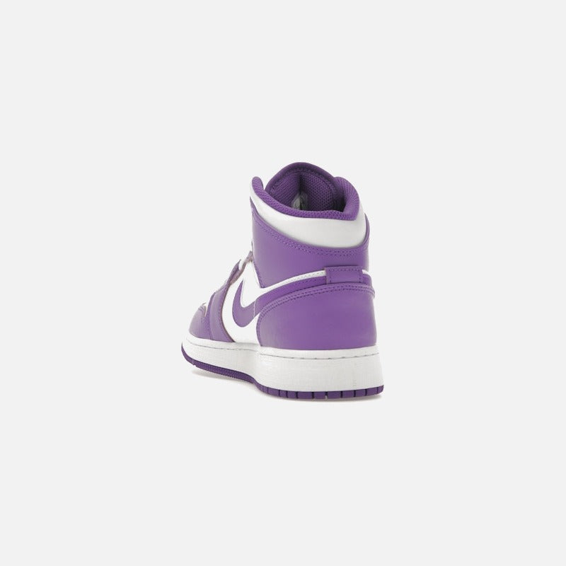jordan 1 mid purple venom (gs)