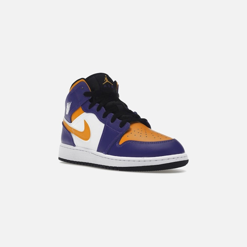 jordan 1 mid lakers (2022) (gs)