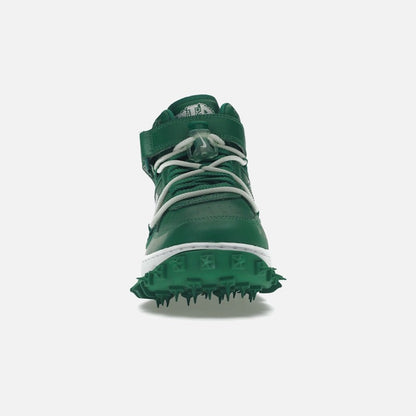 nike air force 1 mid off-white pine green