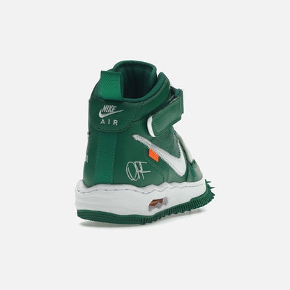 nike air force 1 mid off-white pine green