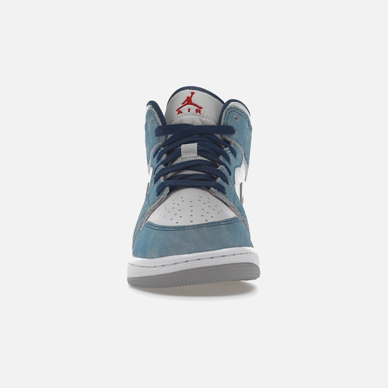 jordan 1 mid se french blue light steel (gs)