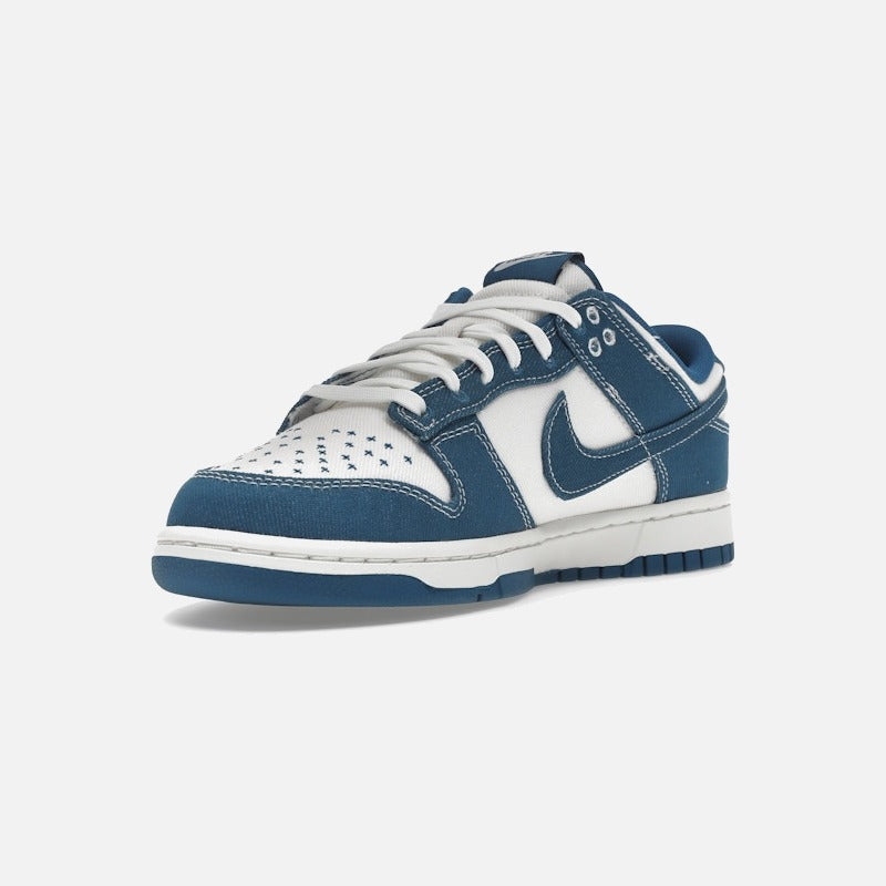 nike dunk low industrial blue sashiko