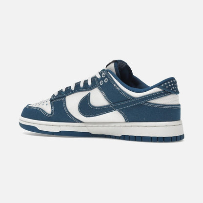 nike dunk low industrial blue sashiko