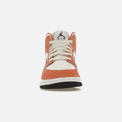 jordan 1 mid se orange suede (gs)