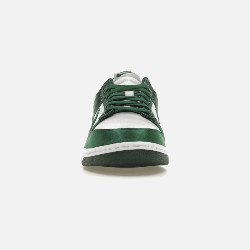 nike dunk low michigan state satin (women's)