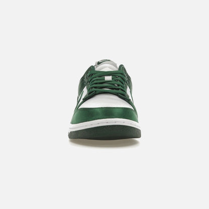 nike dunk low michigan state satin (women's)
