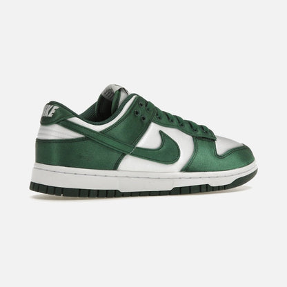 nike dunk low michigan state satin (women's)