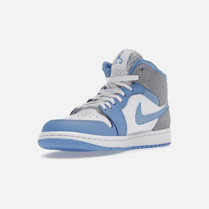jordan 1 mid university blue grey
