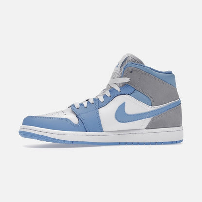 jordan 1 mid university blue grey
