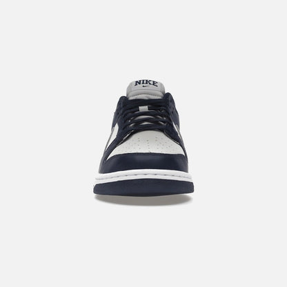 nike dunk low summit white midnight navy