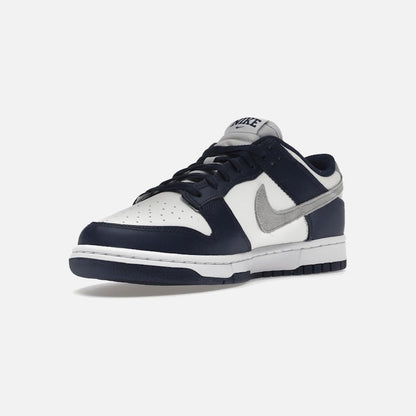 nike dunk low summit white midnight navy