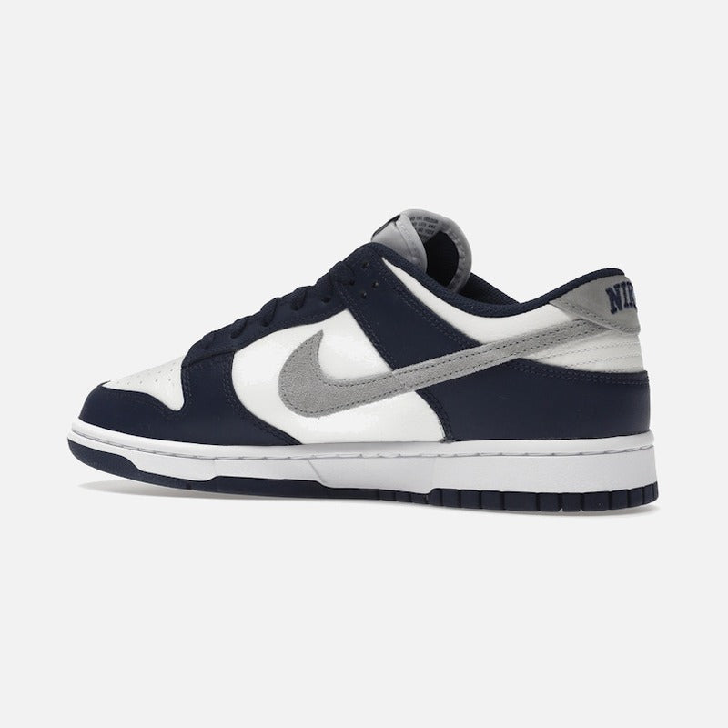 nike dunk low summit white midnight navy