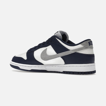 nike dunk low summit white midnight navy