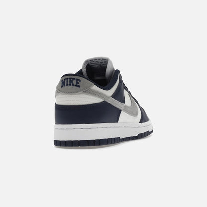 nike dunk low summit white midnight navy