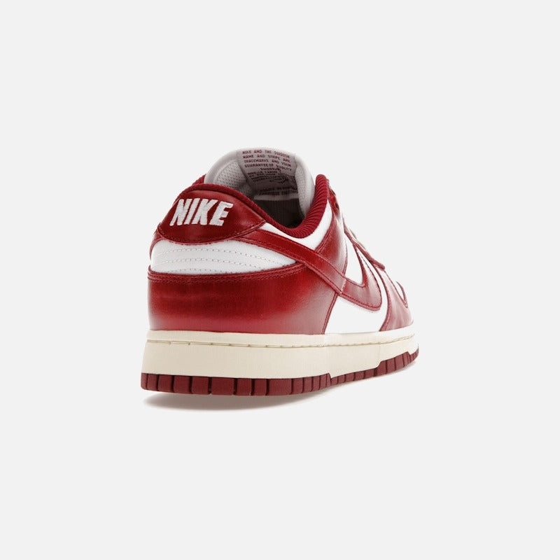 nike dunk low prm team red (women's)