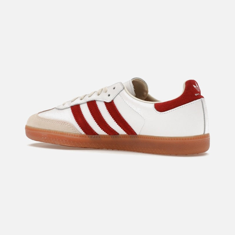 adidas samba sporty & rich white collegiate burgundy
