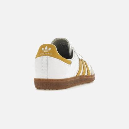 adidas samba sporty & rich white bold gold