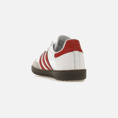 adidas samba og white better scarlet