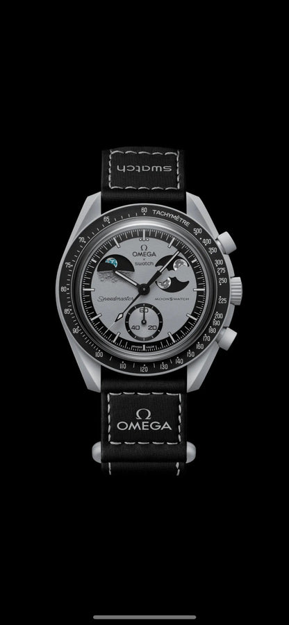 Swatch X Omega Bioceramic Moonswatch Mission To Earthphase