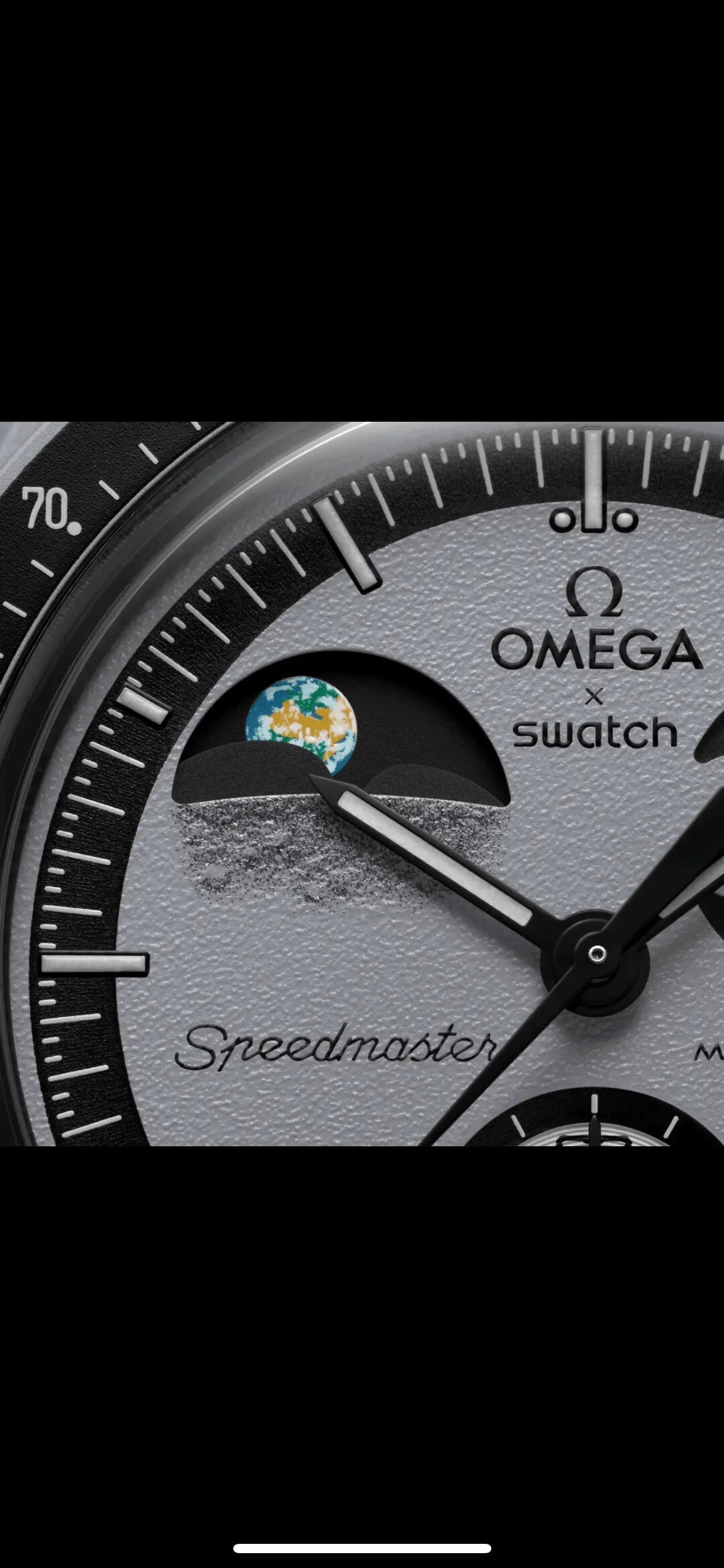 Swatch X Omega Bioceramic Moonswatch Mission To Earthphase