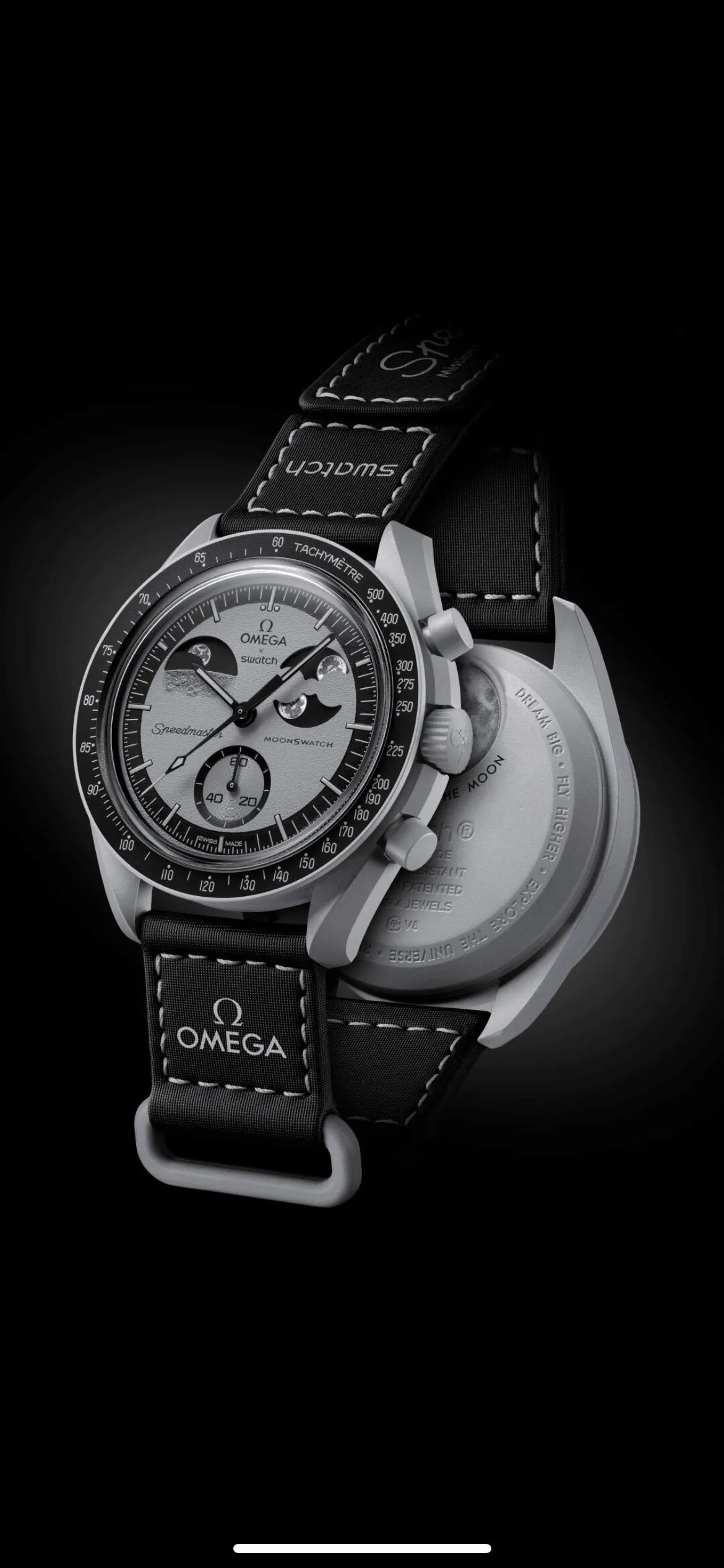 Swatch X Omega Bioceramic Moonswatch Mission To Earthphase