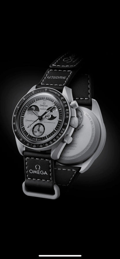 Swatch X Omega Bioceramic Moonswatch Mission To Earthphase