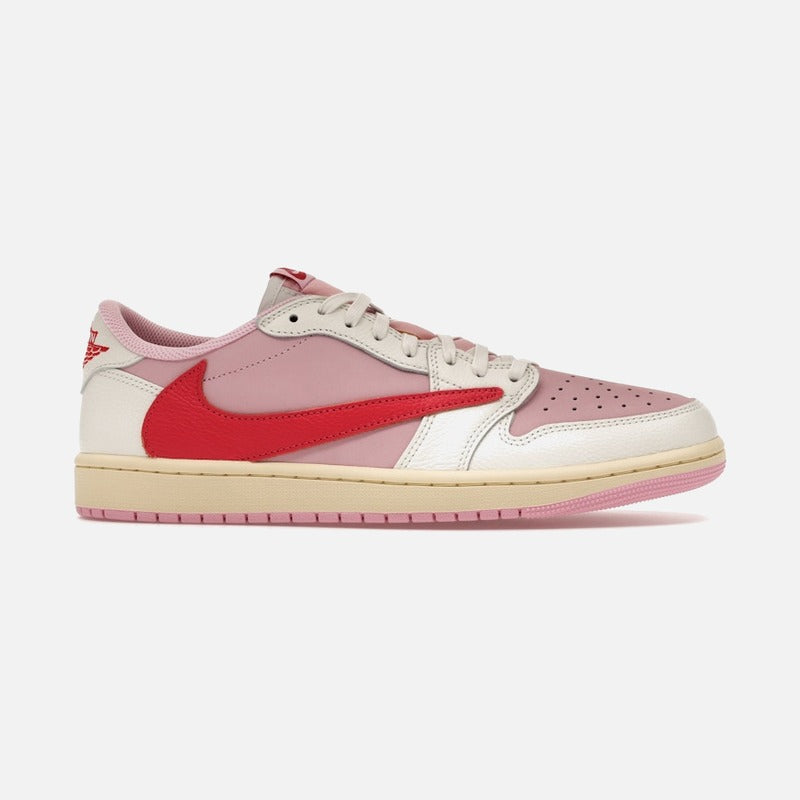 Air Jordan 1 Retro Low OG SP Travis Scott Sail Tropical Pink