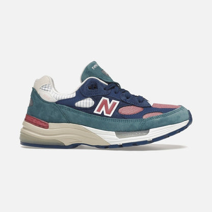 new balance 992 blue teal rose
