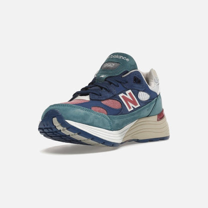 new balance 992 blue teal rose