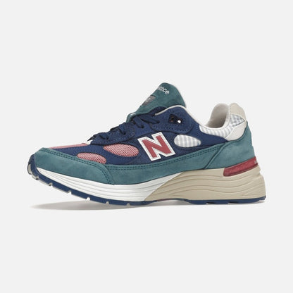 new balance 992 blue teal rose