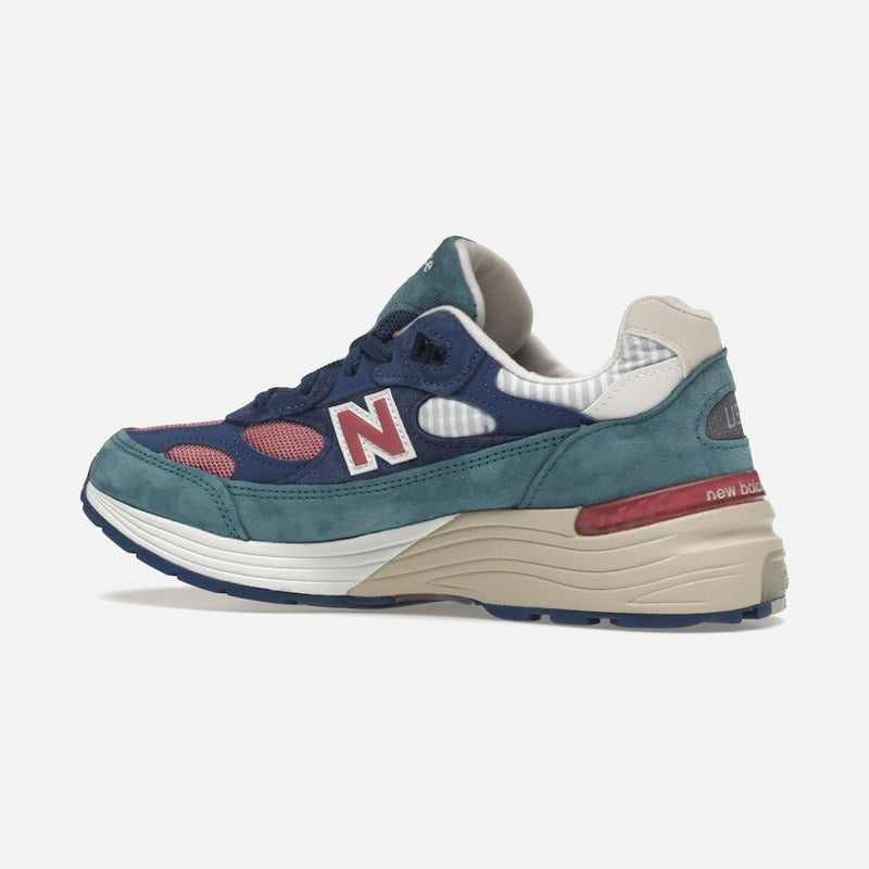 new balance 992 blue teal rose