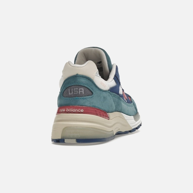 new balance 992 blue teal rose