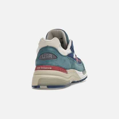 new balance 992 blue teal rose