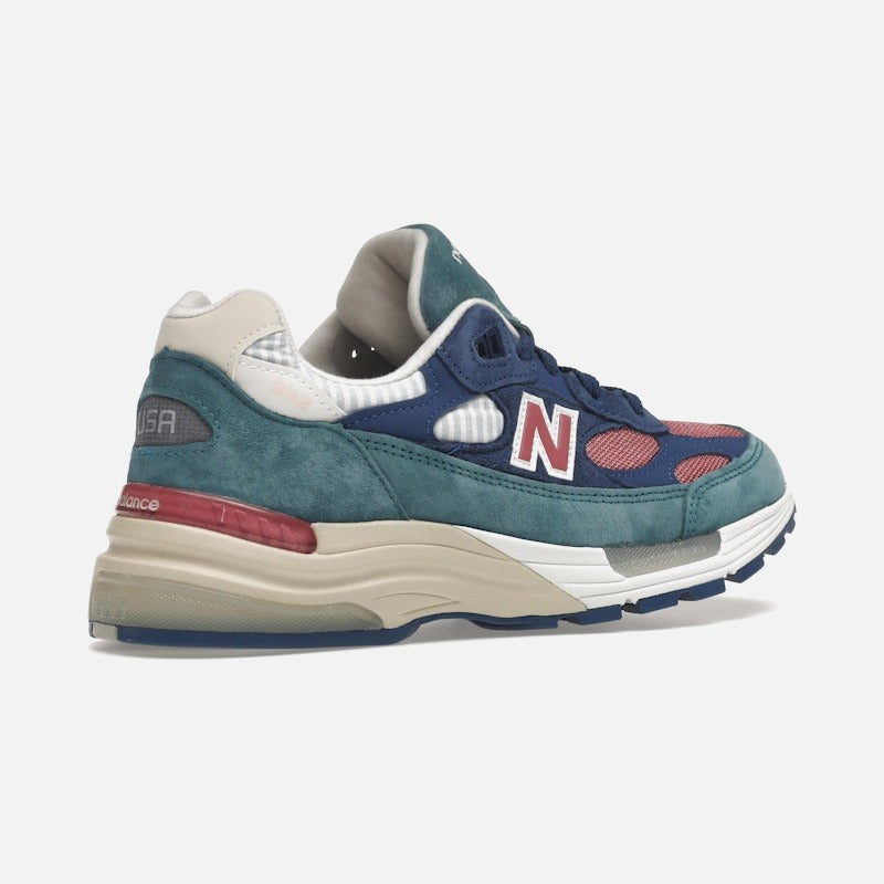 new balance 992 blue teal rose