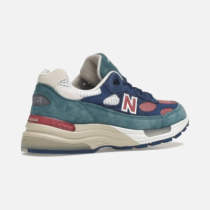 new balance 992 blue teal rose