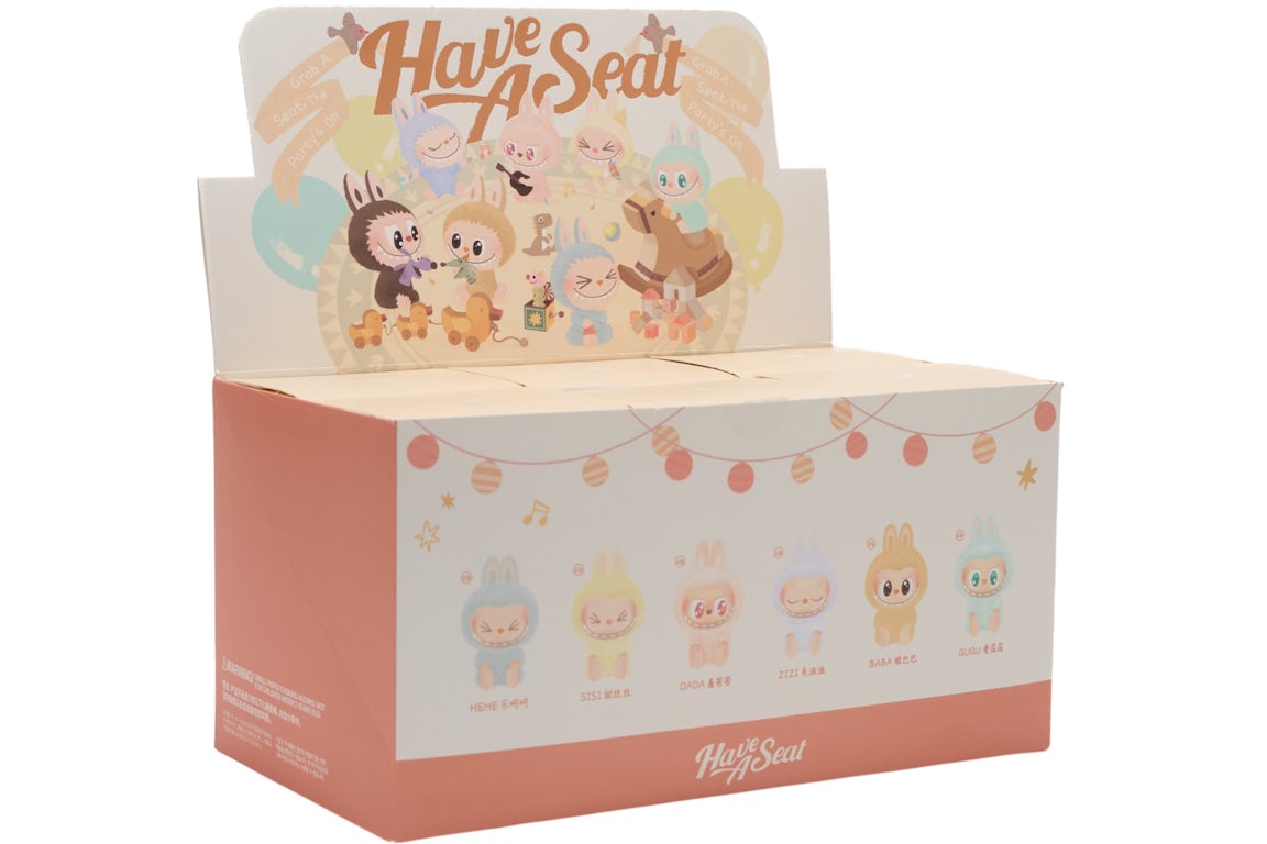 Labubu The Monsters Have A Seat Vinyl Plush Sealed Case (6 Blind Boxes)